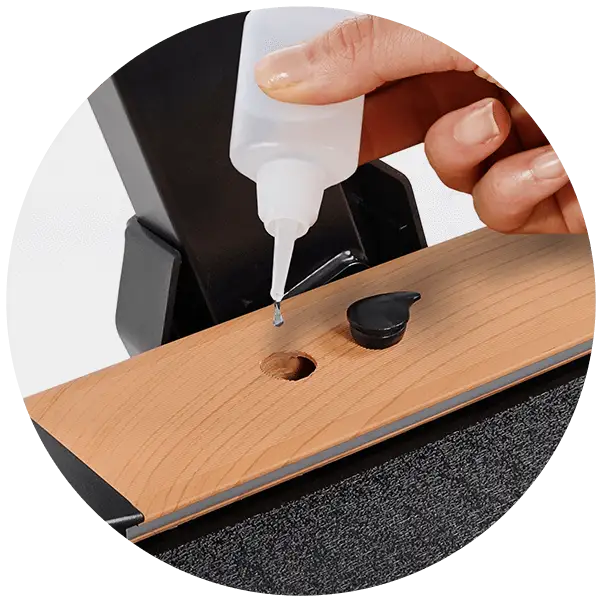 Laufband 2in1 Holz: Wartung leicht gemacht